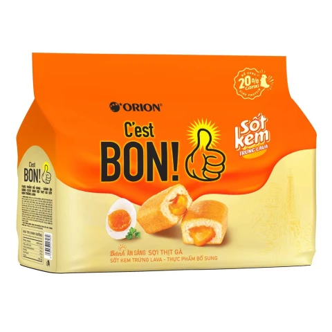 Bánh  Cest Bon  sốt kem trứng Lava  162,4gr