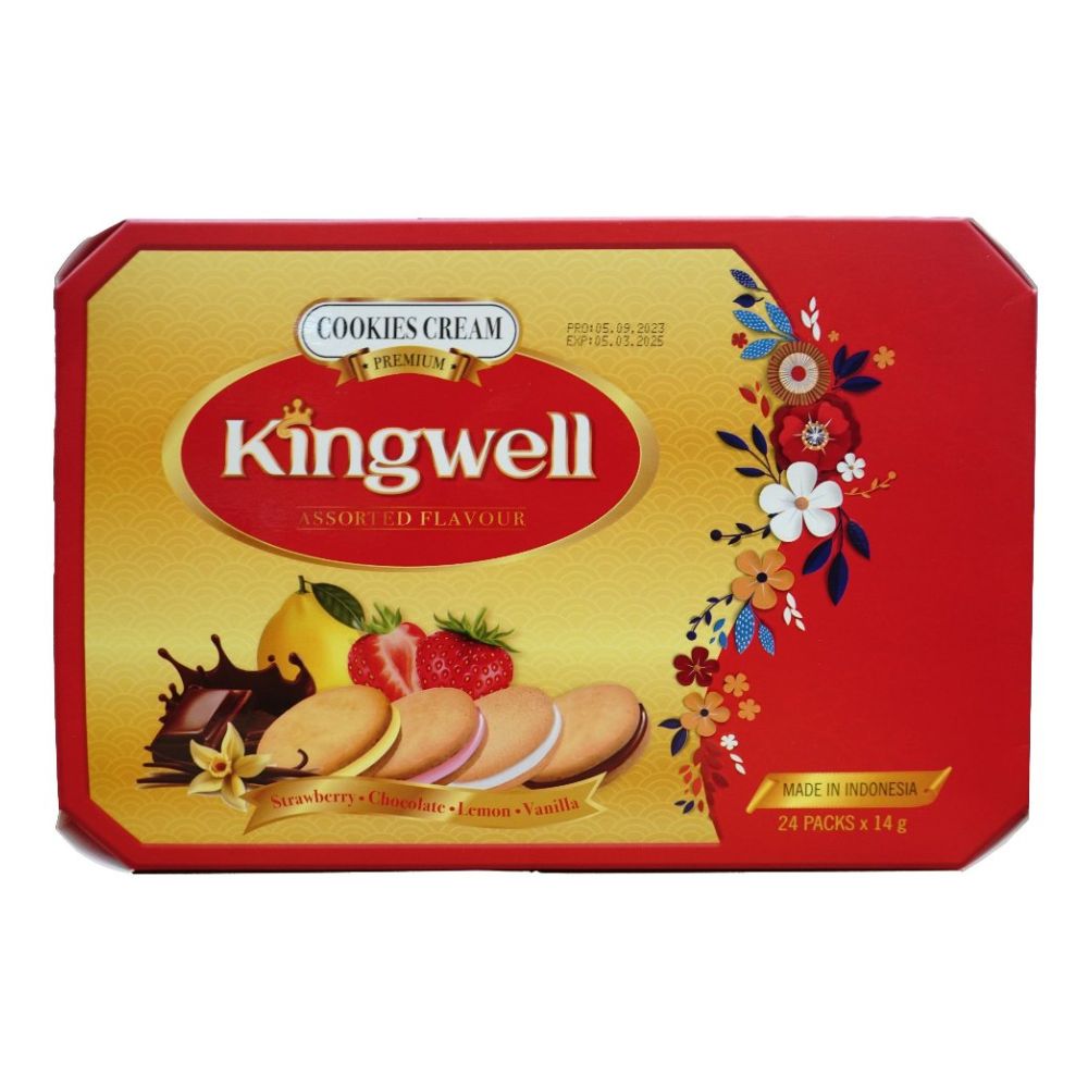 Bánh quy Kingwell HG 3 màu 336gr/12