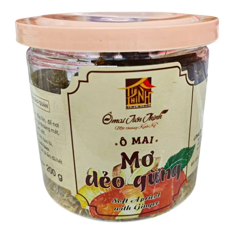 Ô mai Tiến Thịnh mơ dẻo gừng 200gr