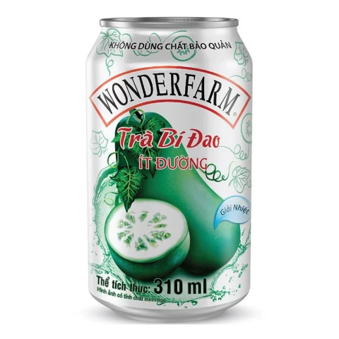 Trà bí đao Wonderfarm ít đường  310ml
