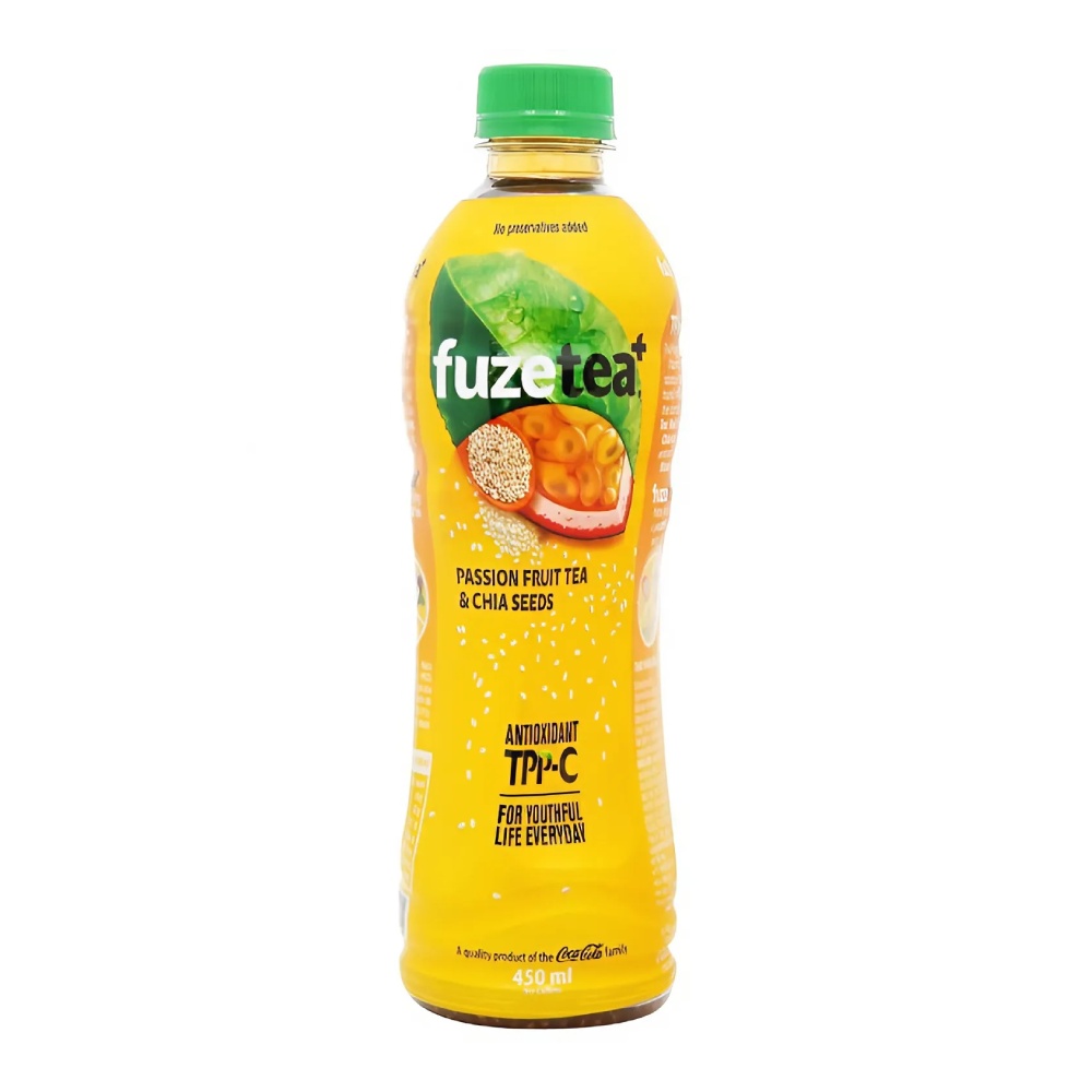 Trà Fuzetea vị chanh leo hạt chia 450ml
