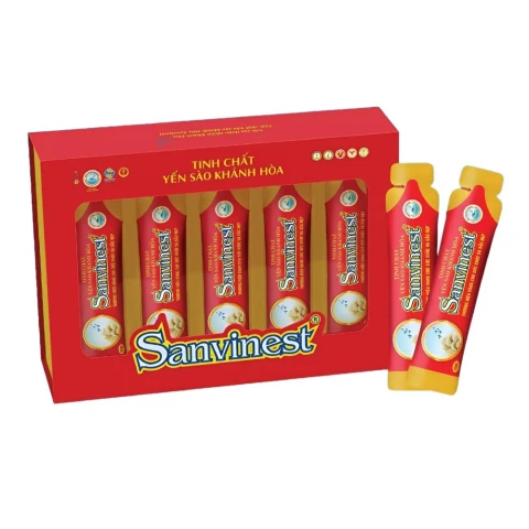 Tinh chất yến sào Sanvinest có đường hộp 25ml*20 túi