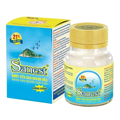 Nước yến sào  Sanvinest 21% yến sào người cao tuổi k đường  70ml