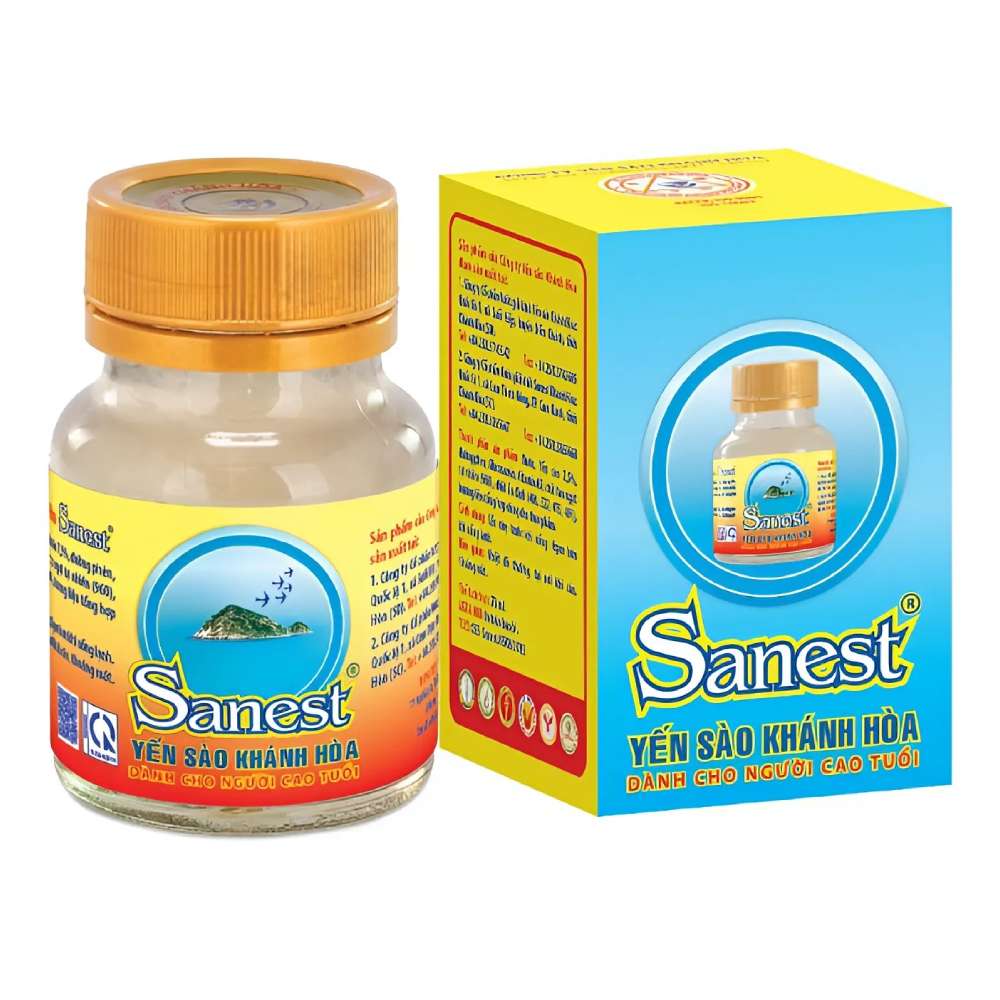 Nước yến sào  Sanvinest 21% yến sào người cao tuổi cóđường  70ml
