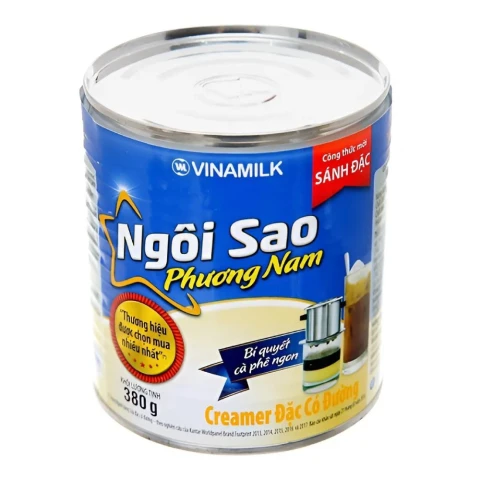 Sữa đặc có đường Ngôi sao Phương Nam Xanh Dương 380gr