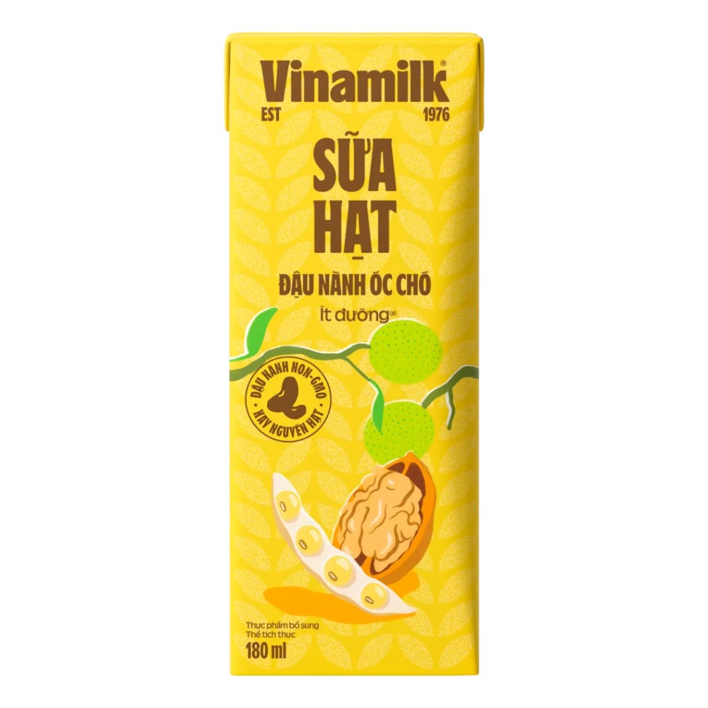Sữa đậu nành óc chó Vinamilk  1L