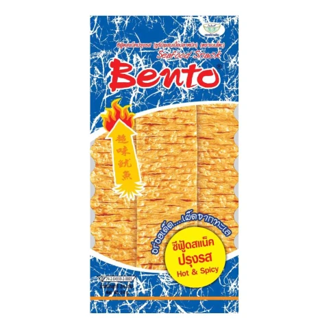 Snack mực tẩm gia vị đặc biệt Bento (xanh dương) 18gr/36