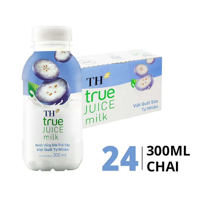 Nước uống sữa trái cây  TH vị dâu 300ml