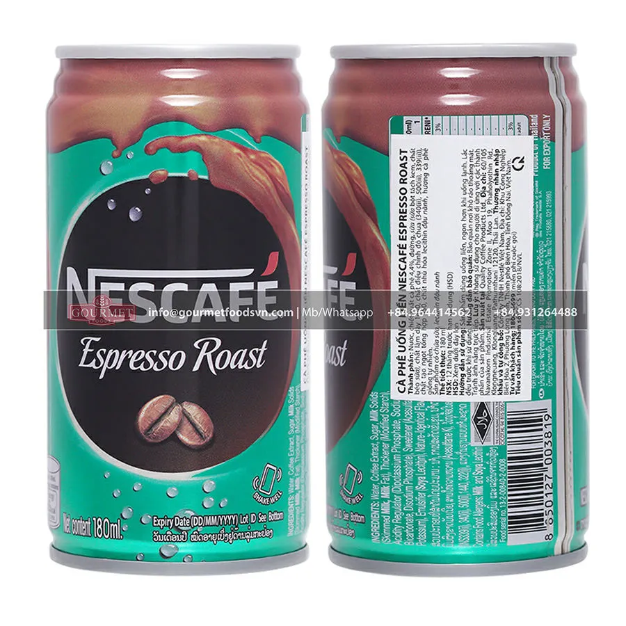 Cà phê Trung Nguyên Espresso Roast lon 170ml